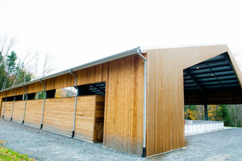 Patinoire extérieure sur le toit